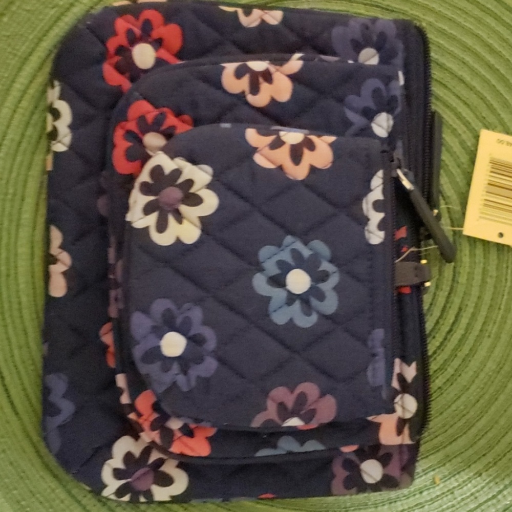 Vera Bradley cosmetic trio